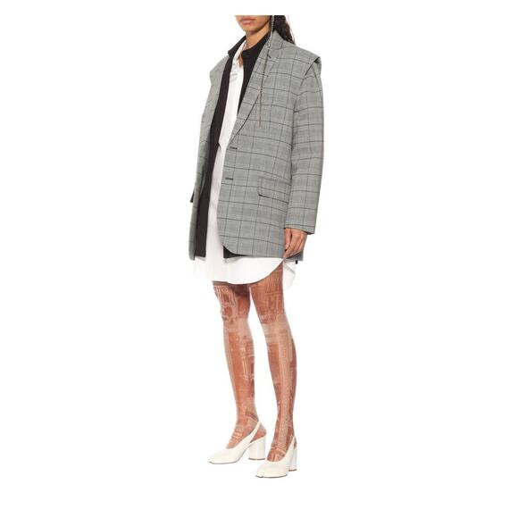 Acne Studios Printed Tights Brown Women's Size XS NWT - Picture 1 of 10